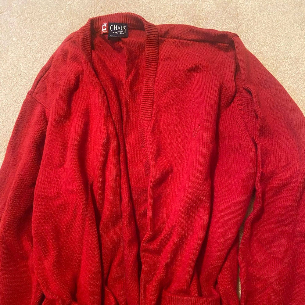 Men’s size XL button up sweater